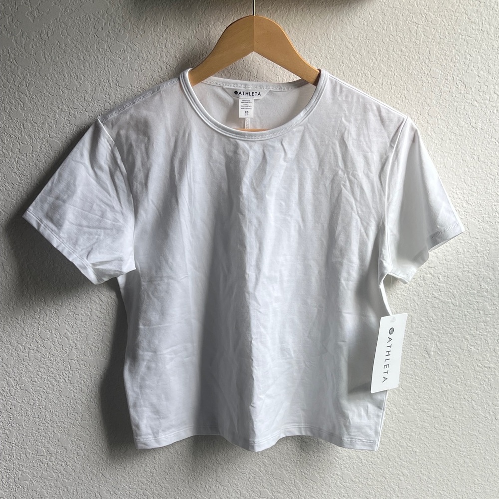 Athleta essential White Short Sleeve Tee